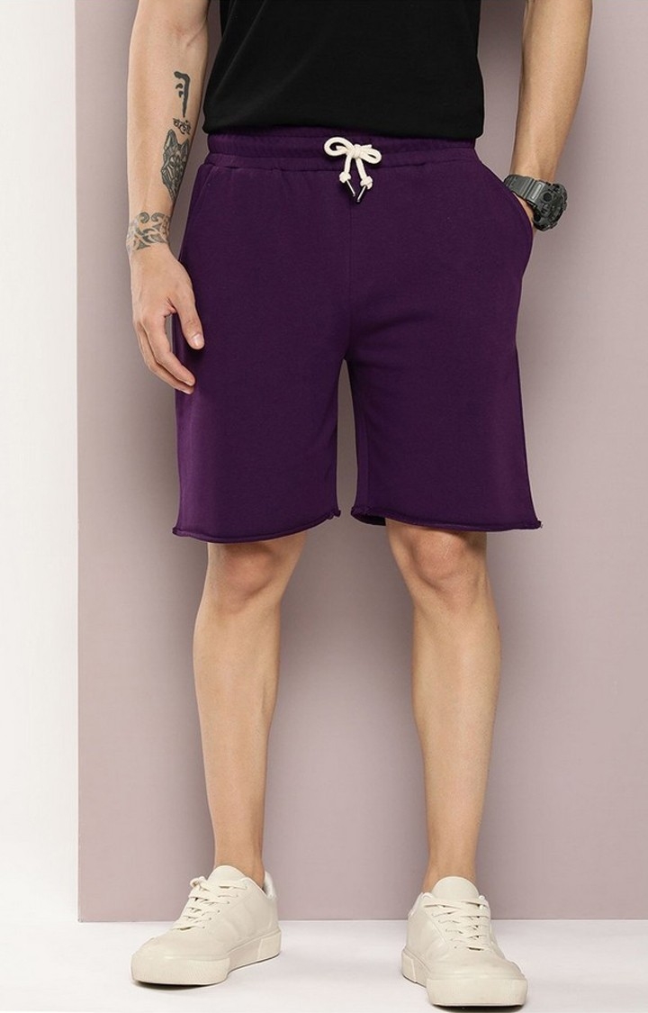 Dillinger Purple Solid shorts
