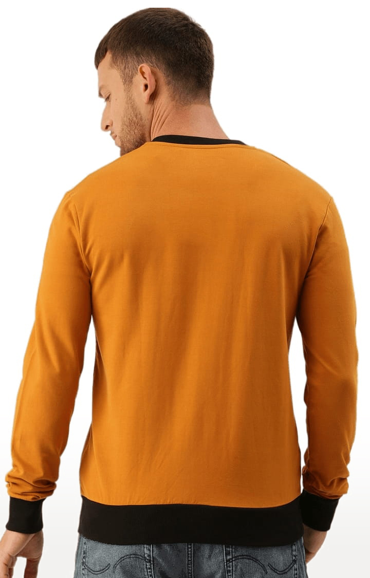 Men's Orange Solid Western Jackets