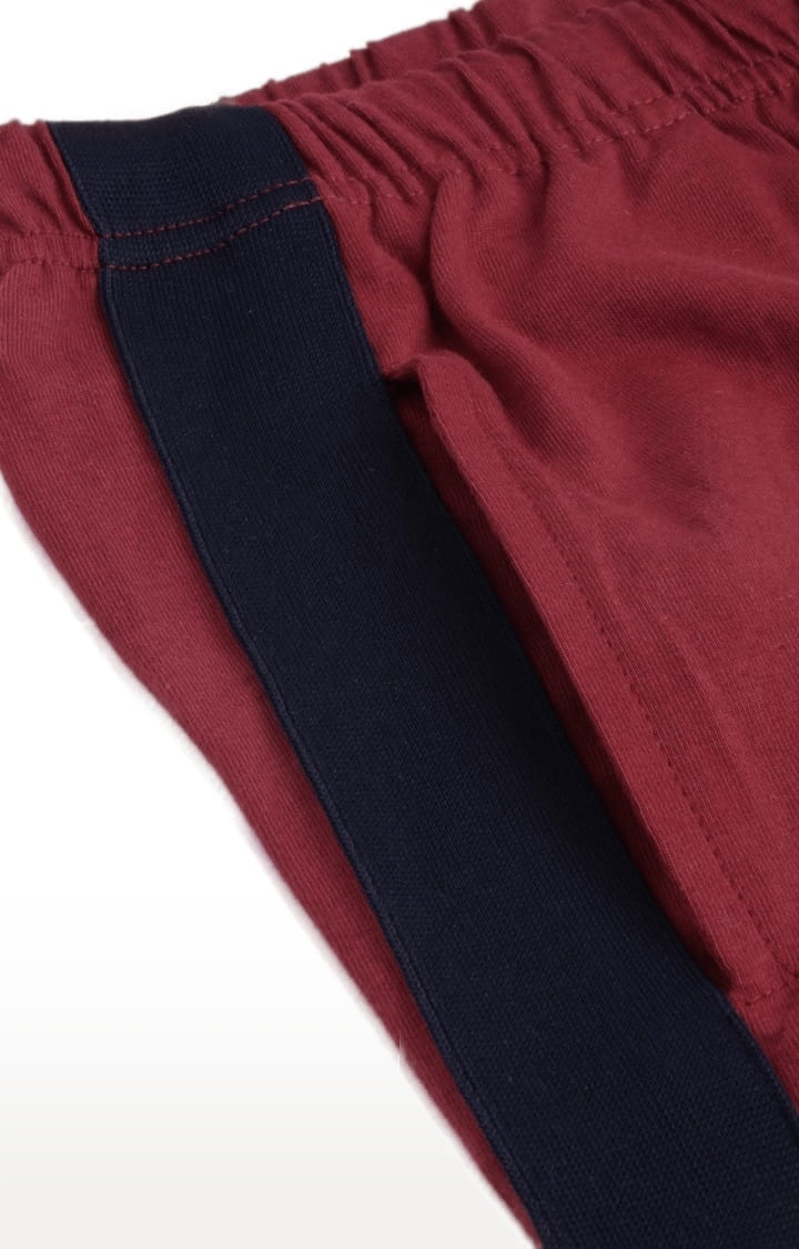 Dillinger | Men's Red Cotton Solid Trackpant 4