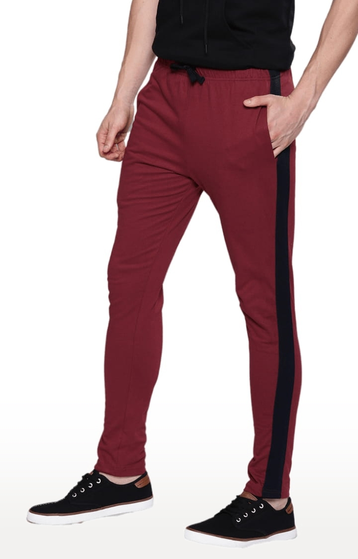 Dillinger | Men's Red Cotton Solid Trackpant 2
