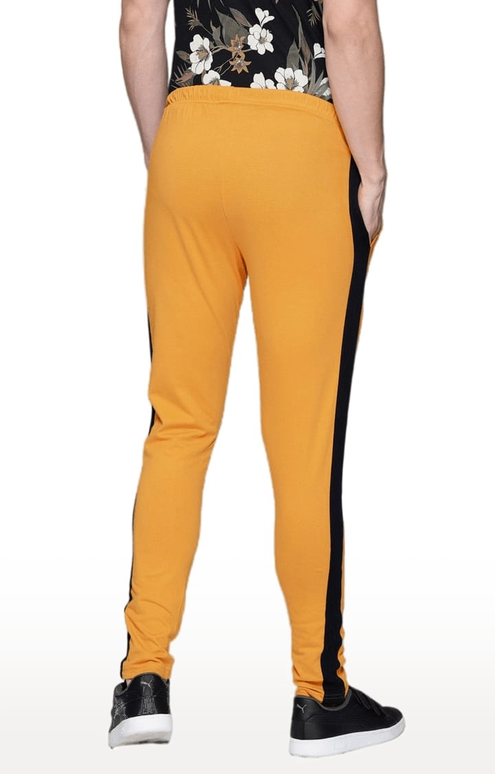 Dillinger | Men's Yellow Cotton Solid Trackpant 3