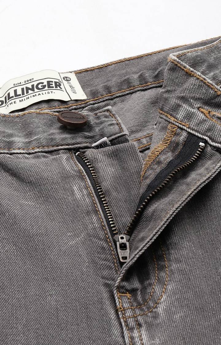 Women' Grey Denim Baggy Fit Jeans