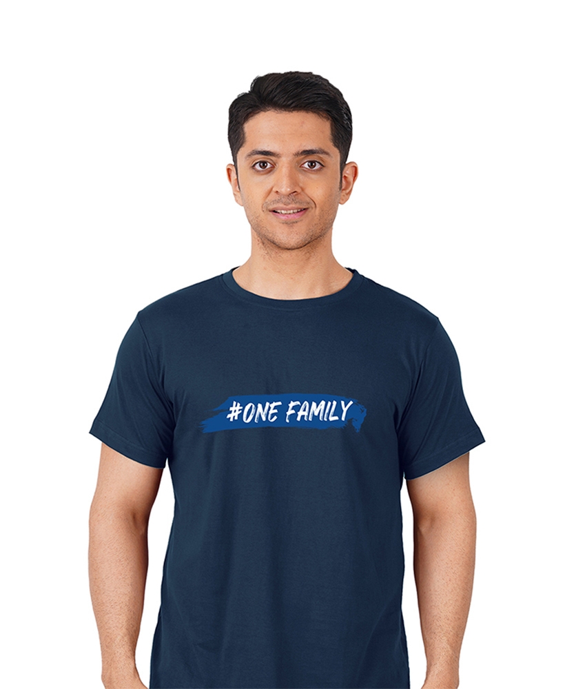 Dudeme | MI:  One Family  T-Shirt (Navy)