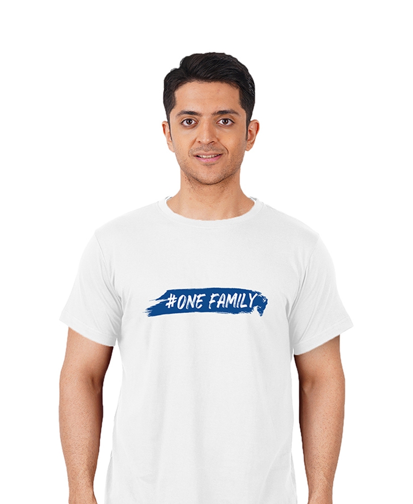 Dudeme | MI:  One Family  T-Shirt (White)
