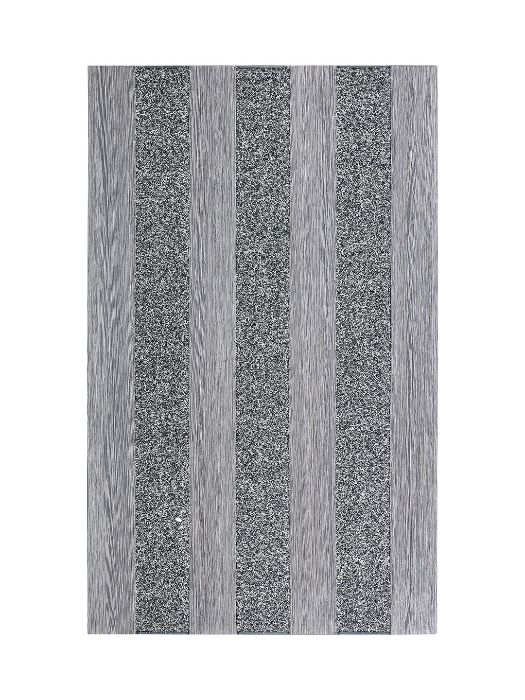 Bellagio SILVER WOOD+GREY LAWN OutDoor Mat(45.5x76cms)