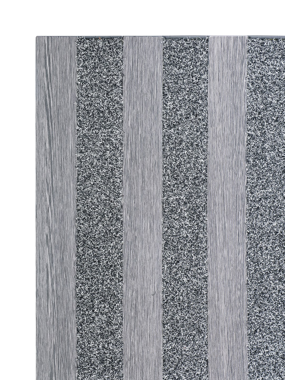 Bellagio SILVER WOOD+GREY LAWN OutDoor Mat(45.5x76cms)