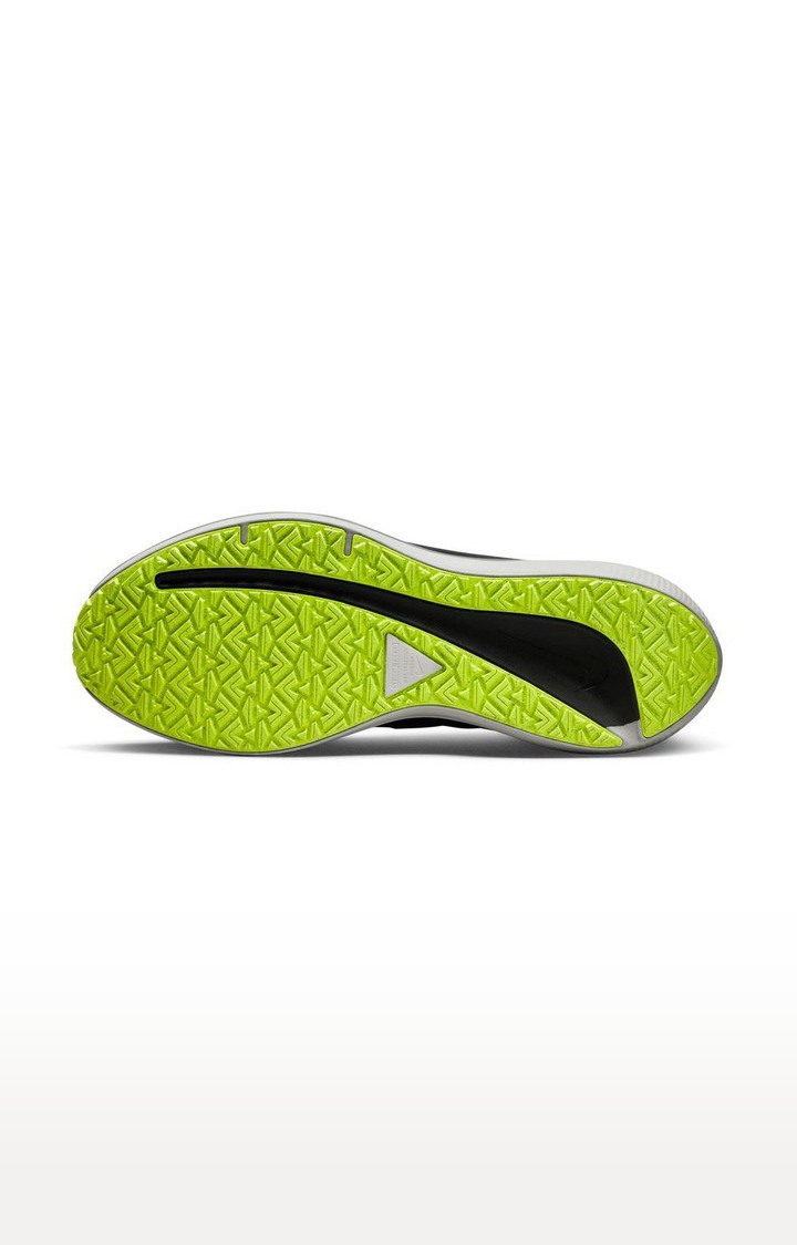 Men s Black Synthetic Leather Running Shoes