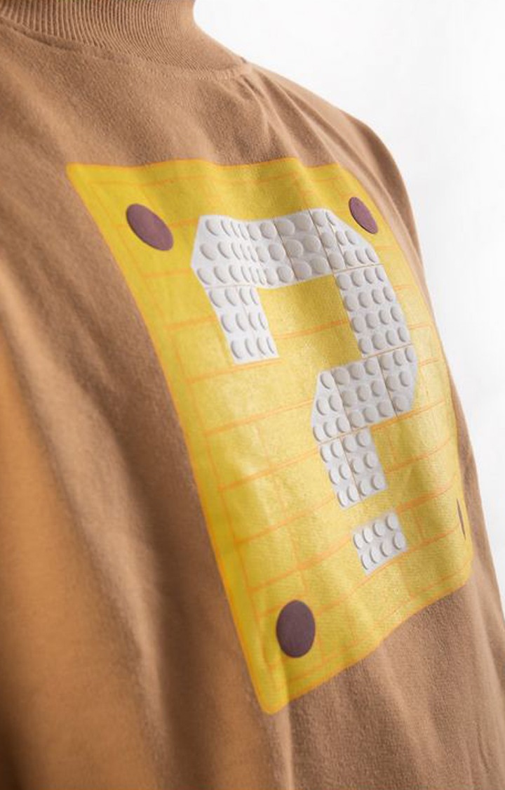 Unisex Brown Organic Cotton Sweatshirt