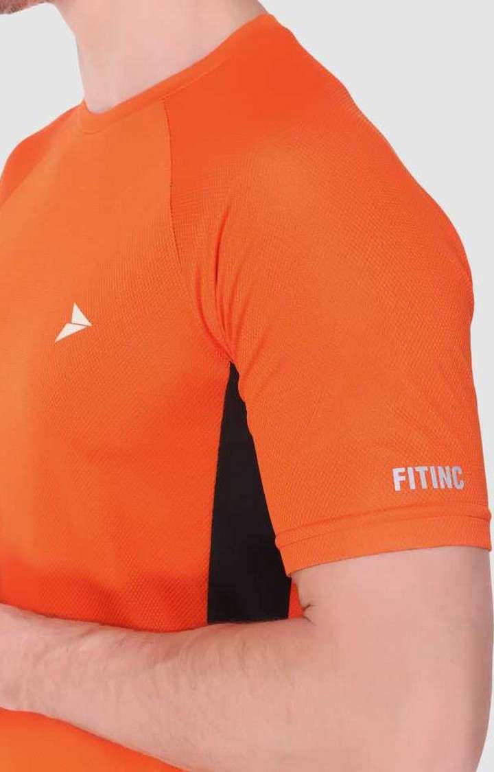 Orange dri fit shirt sales