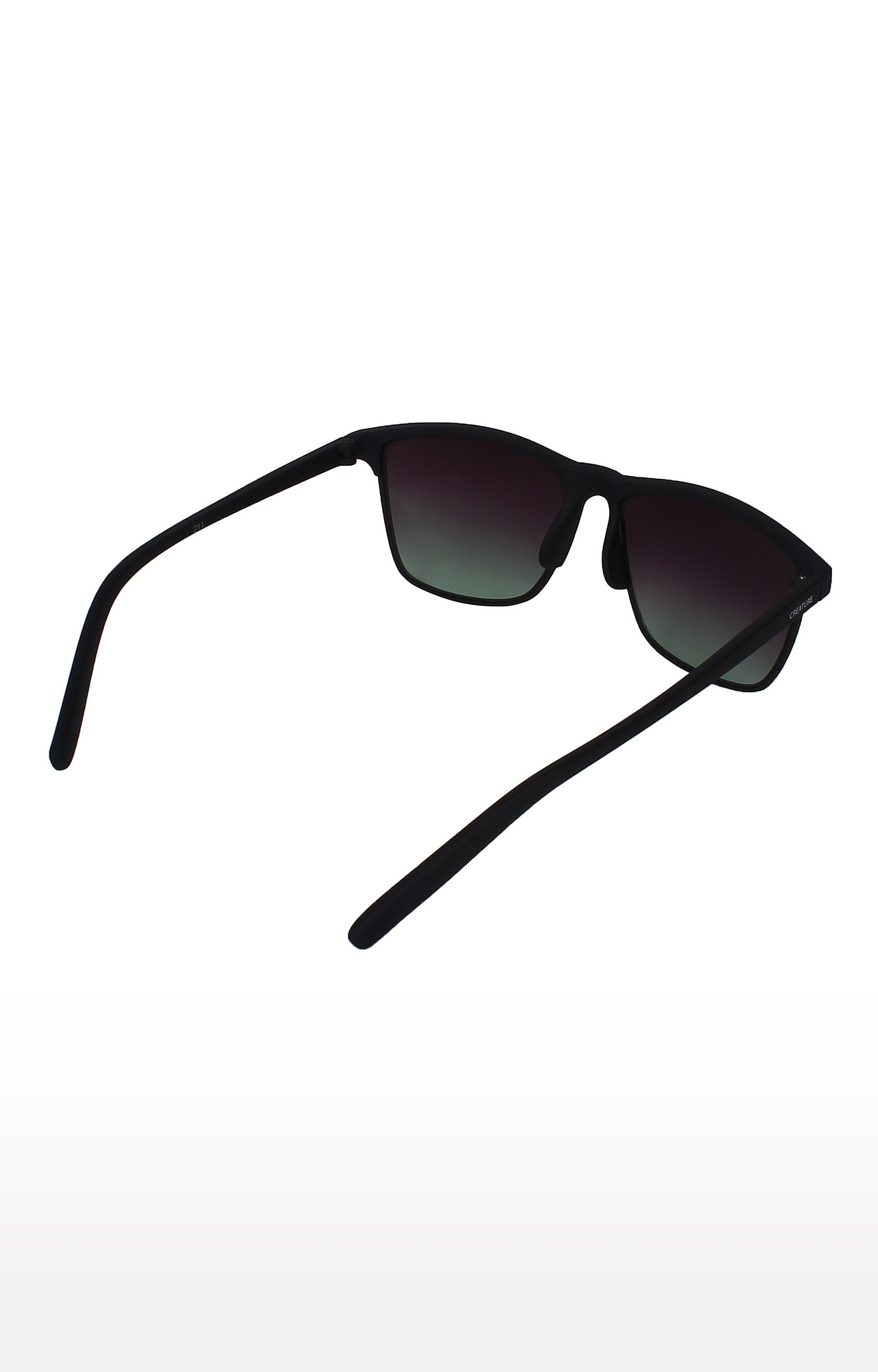 CREATURE | CREATURE Black Sunglasses with UV Protection (Lens-Black|Frame-Black) 4