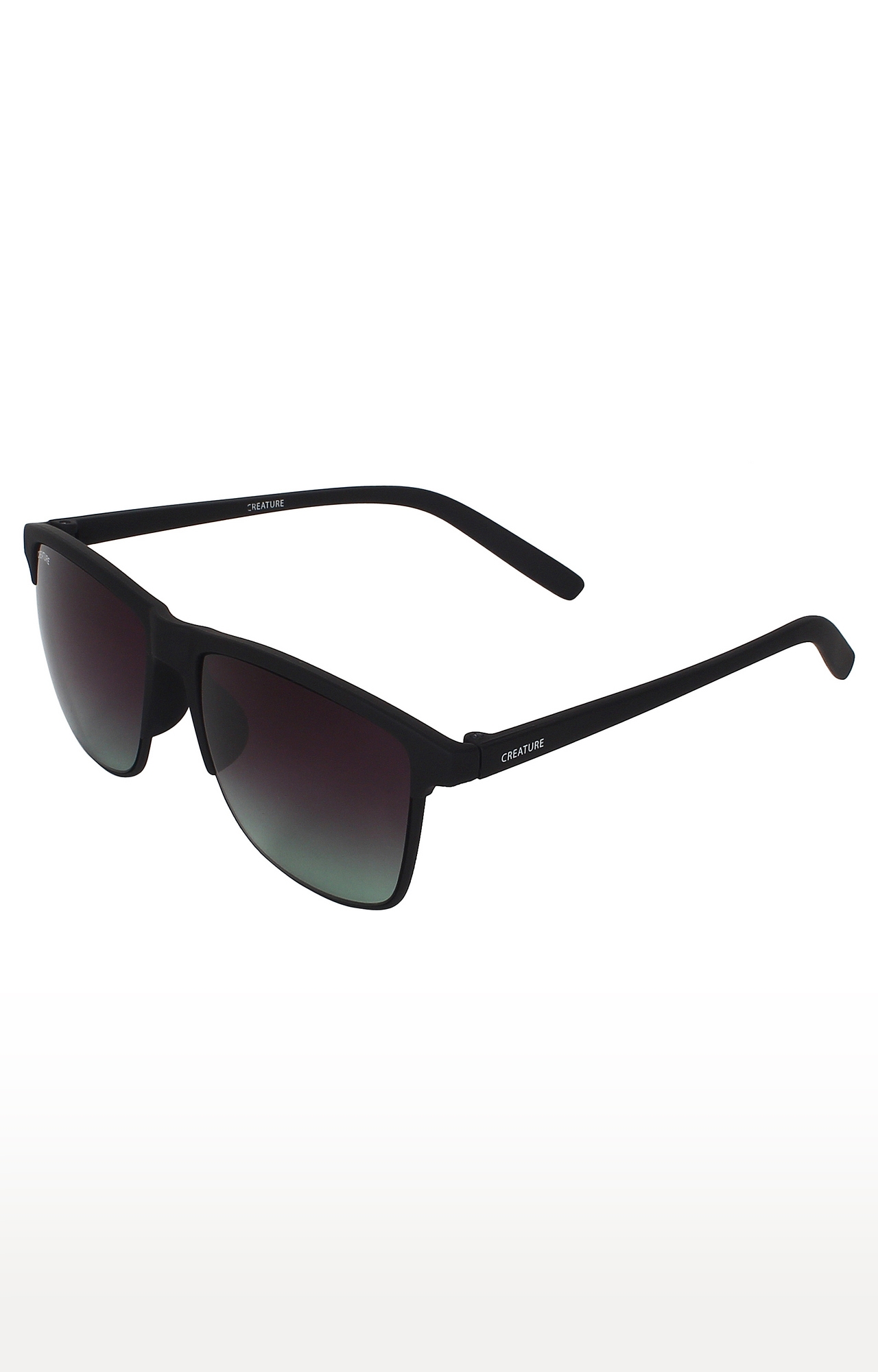 CREATURE | CREATURE Black Sunglasses with UV Protection (Lens-Black|Frame-Black) 2