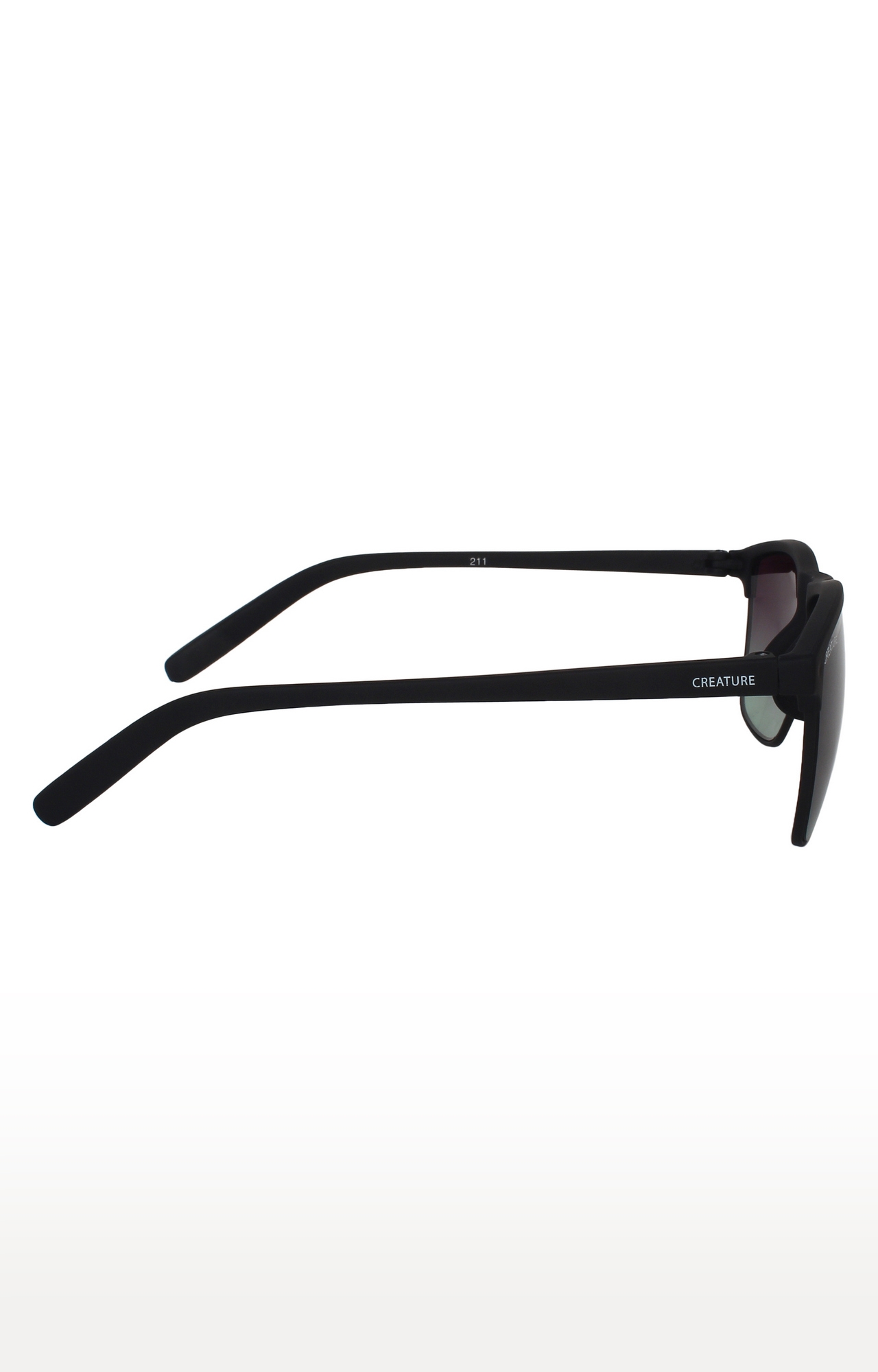 CREATURE | CREATURE Black Sunglasses with UV Protection (Lens-Black|Frame-Black) 3