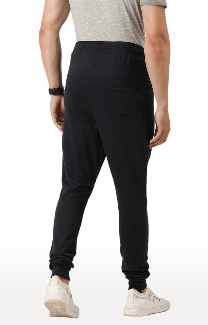 Difference of Opinion | Men's Black Cotton Solid Casual Joggers 3