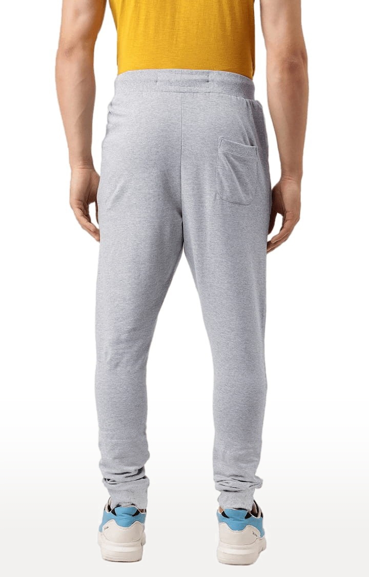 Difference of Opinion | Men's Grey Cotton Melange Casual Joggers 3