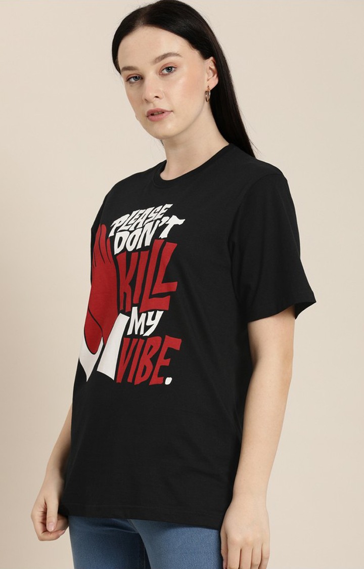 Boys Black Typographic Printed Oversized T-Shirt With Shorts Co-ord Sets main image 0