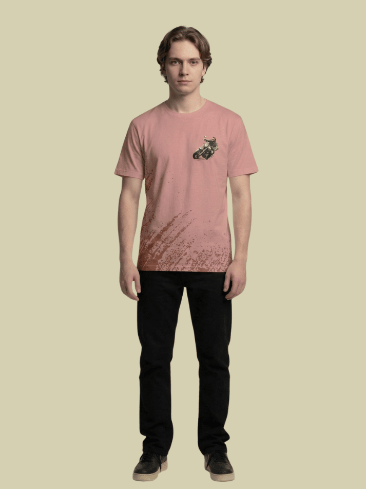 Albion Men’s Stylish Graphic Print Casual Cotton T-Shirt