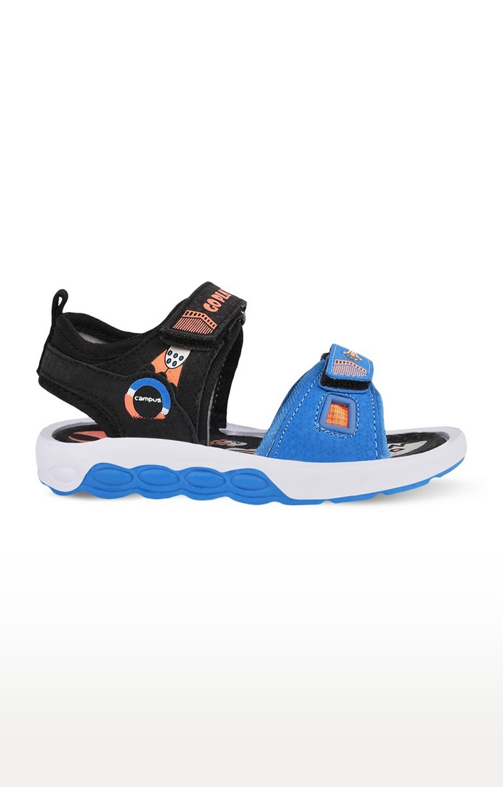 Campus Shoes | Boys Black DRS 206 Sandal 1