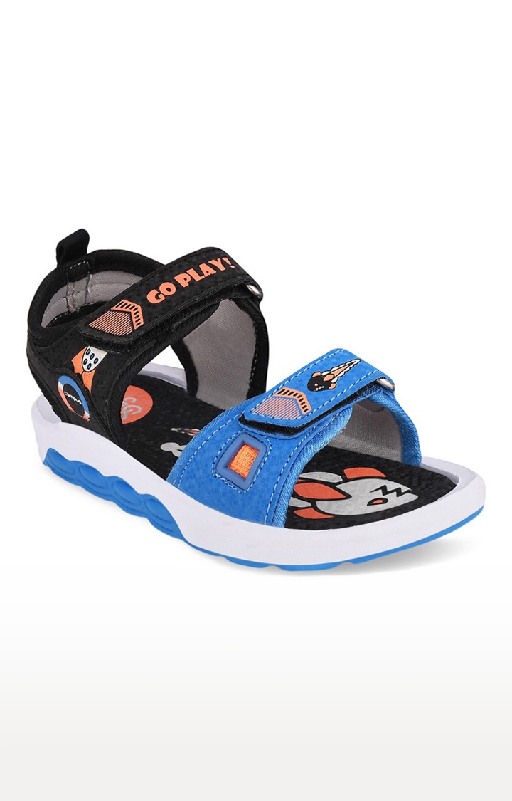 Campus Shoes | Boys Black DRS 206 Sandal 0