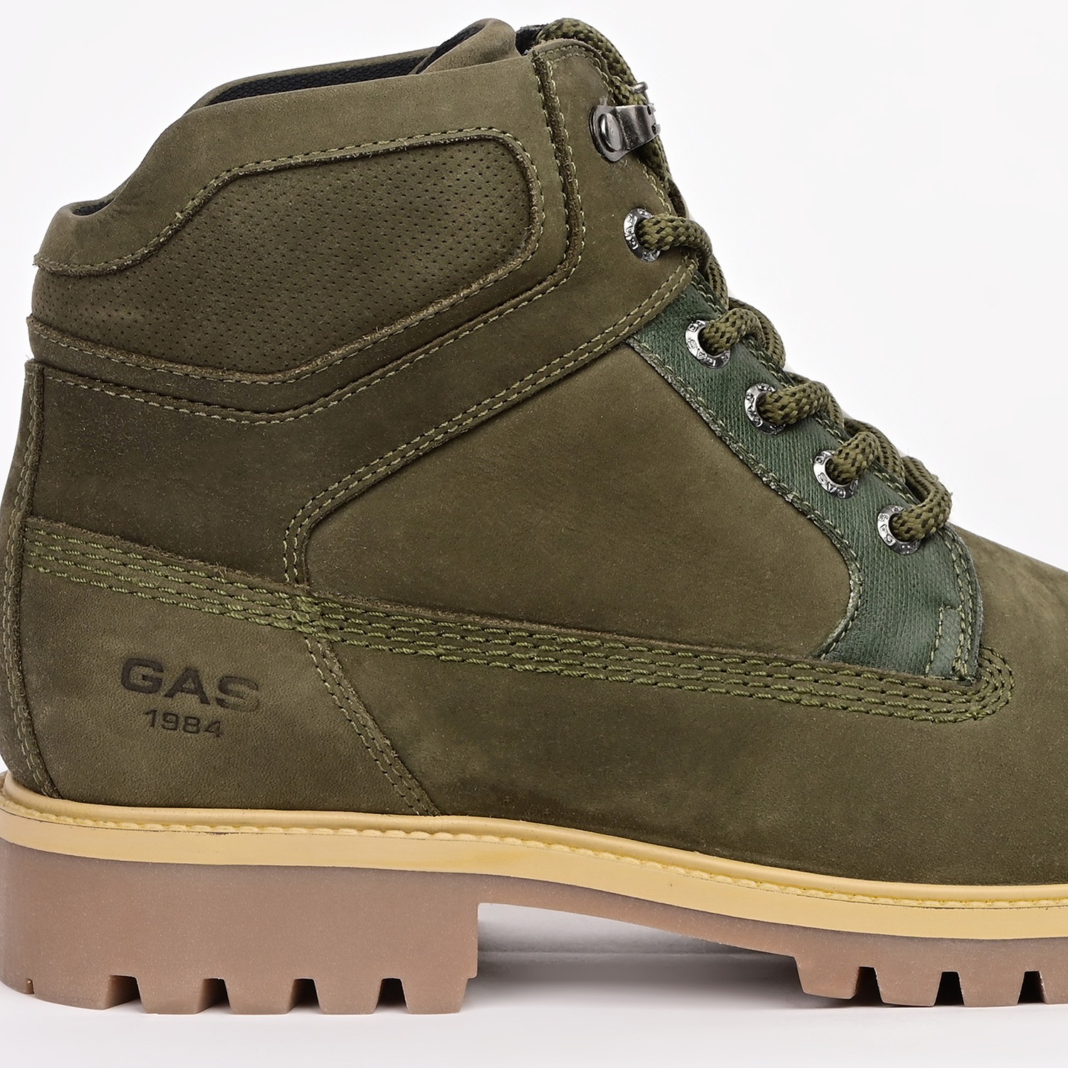 GAS | Men's Monolith 99 Olive Boots|4