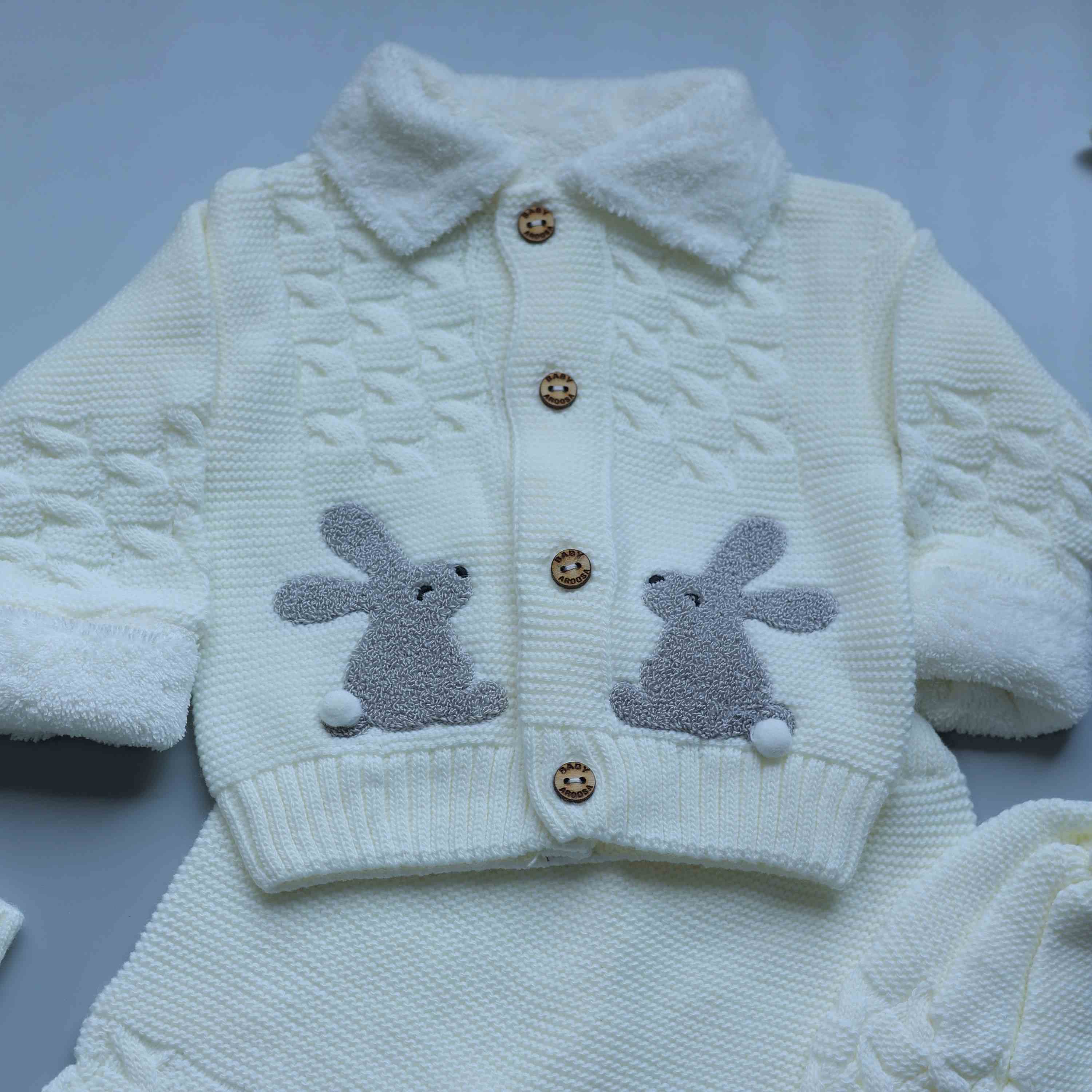 BUNNY GRACE WOOLEN BABY SET
