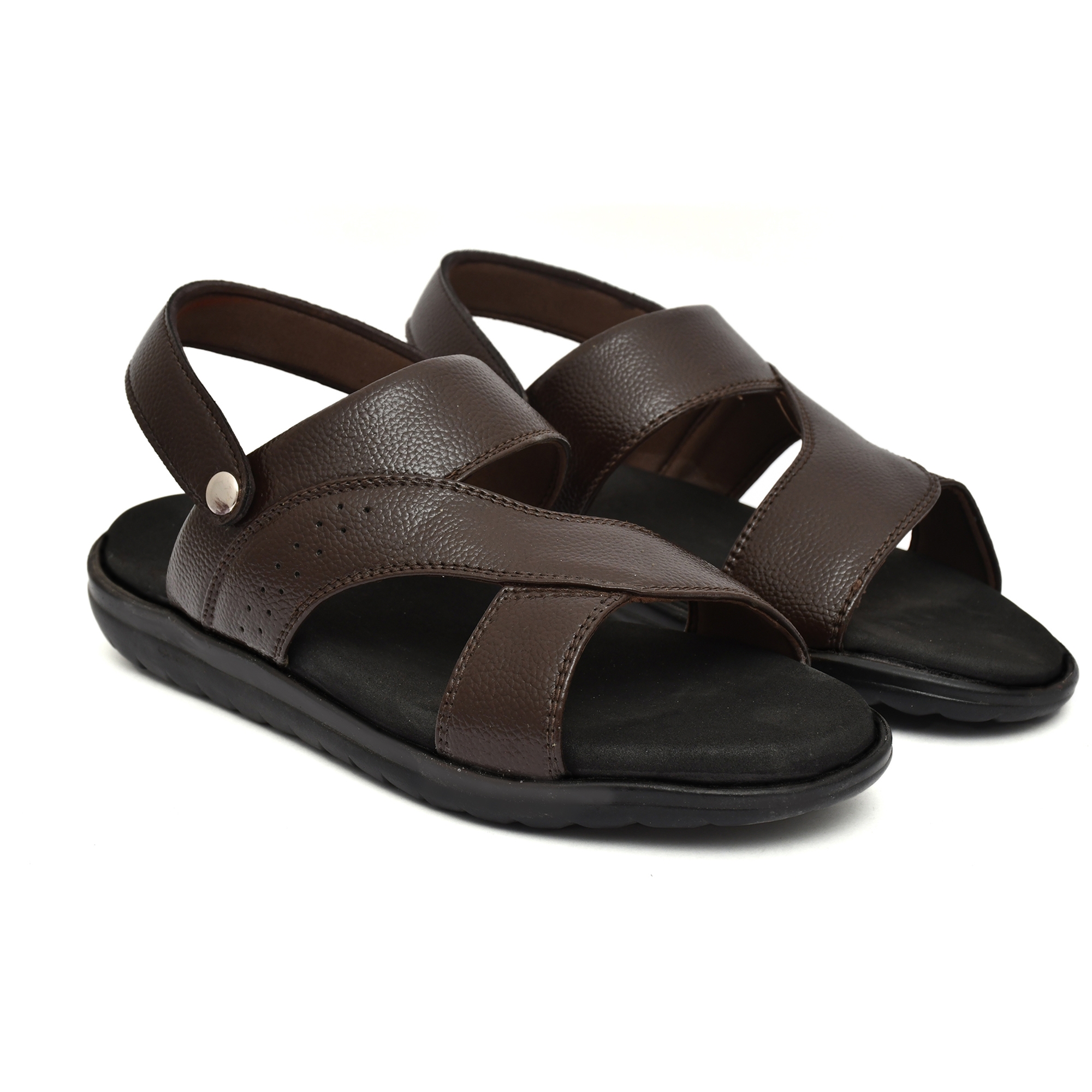 Edelie | Men's Brown  Open Toe Sandals
