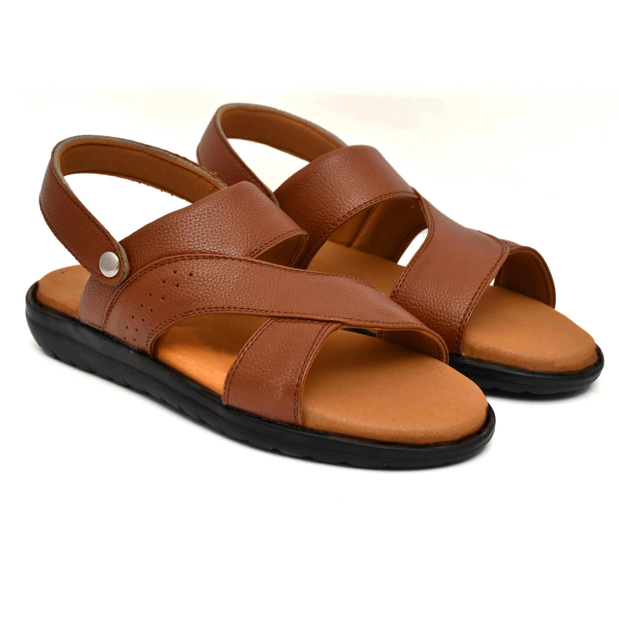 Edelie | Men's Tan  Open Toe Sandals