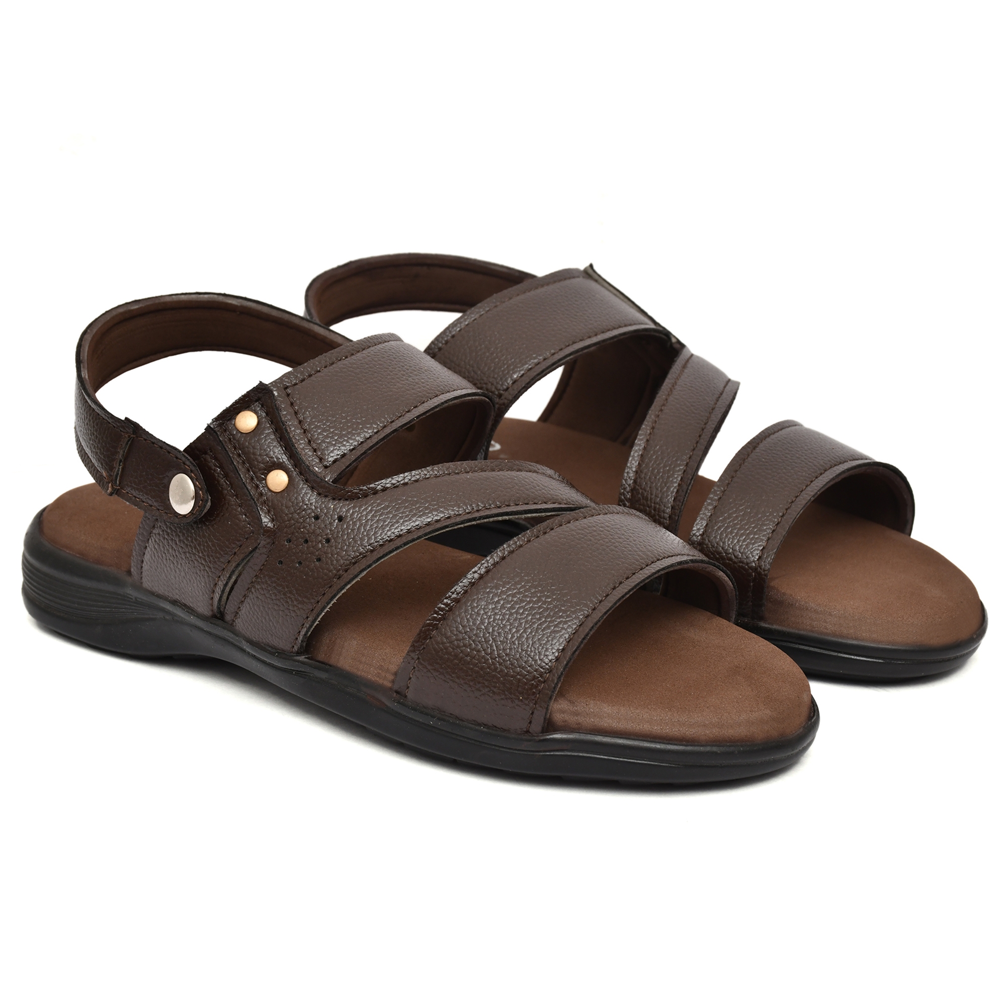 Edelie | Men's Brown  Open Toe Sandals