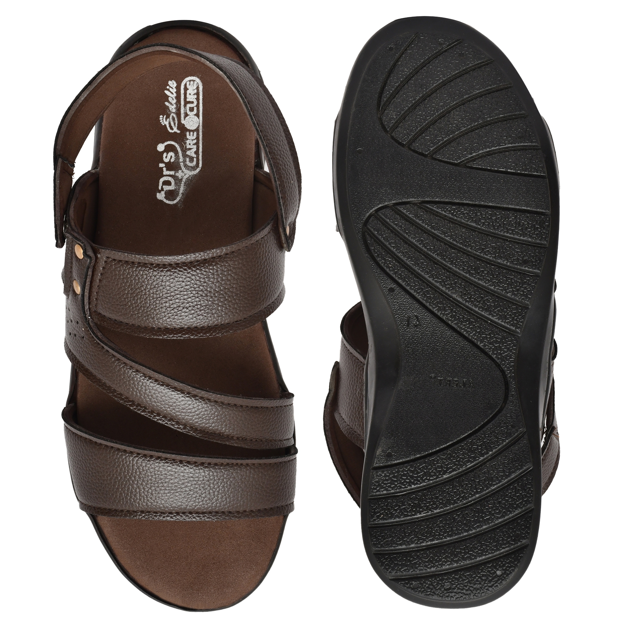 Men's Brown  Open Toe Sandals