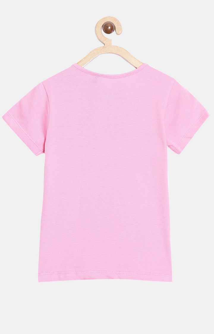 Kryptic | Pink Cotton T-Shirt and Pyjama Set 3
