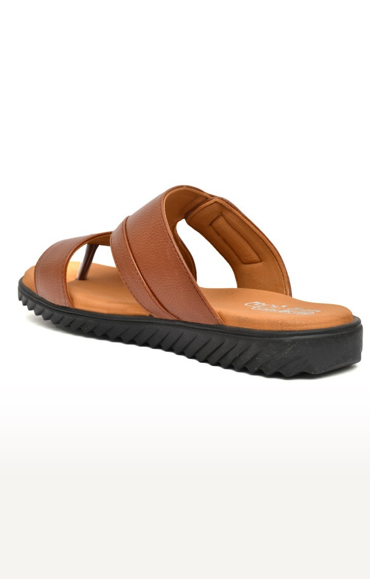 Men's Tan Slippers Orthopedic And Diabetic