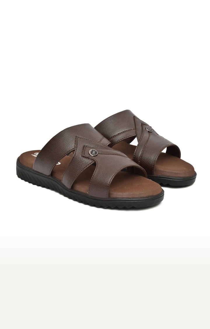 Edelie | Men's Brown Slippers