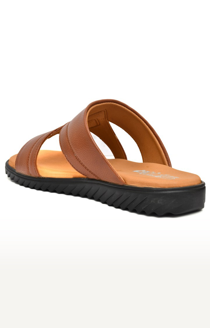 Men's Tan Slippers Orthopedic And Diabetic