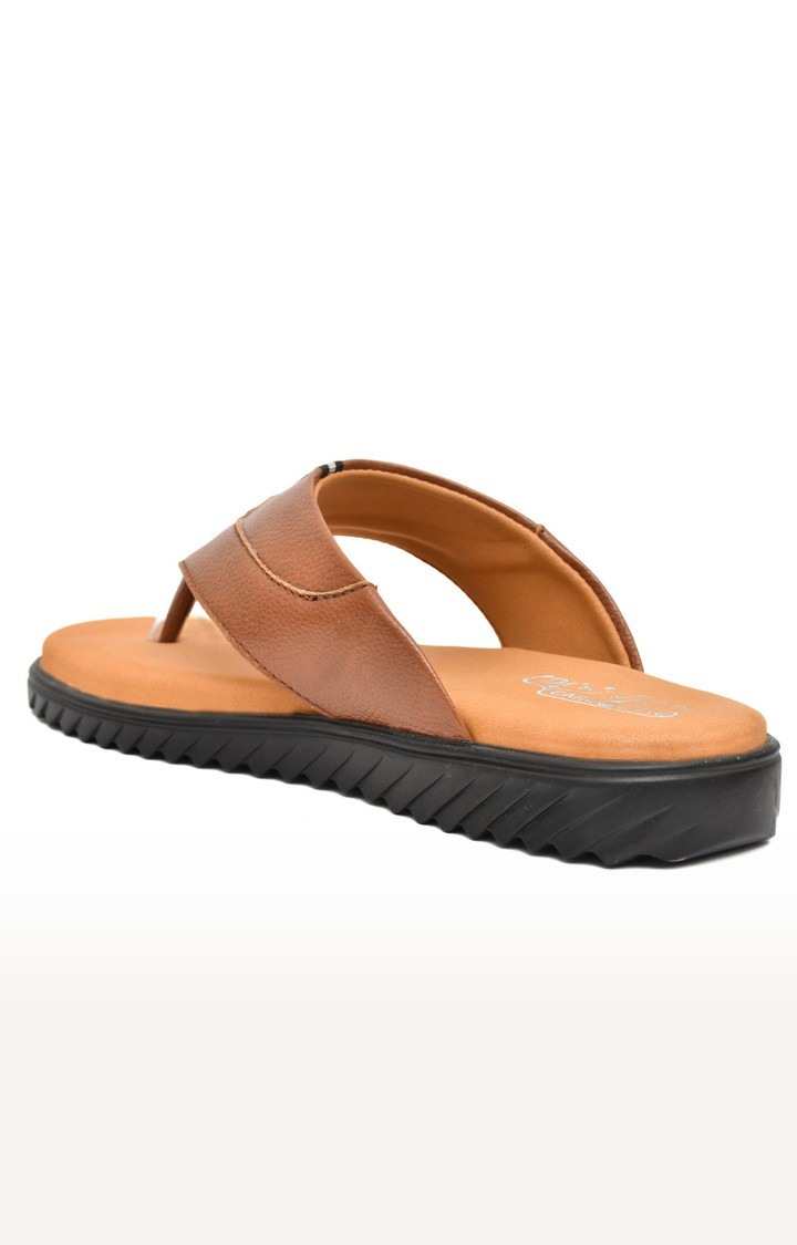 Men's Tan Slippers Orthopedic And Diabetic