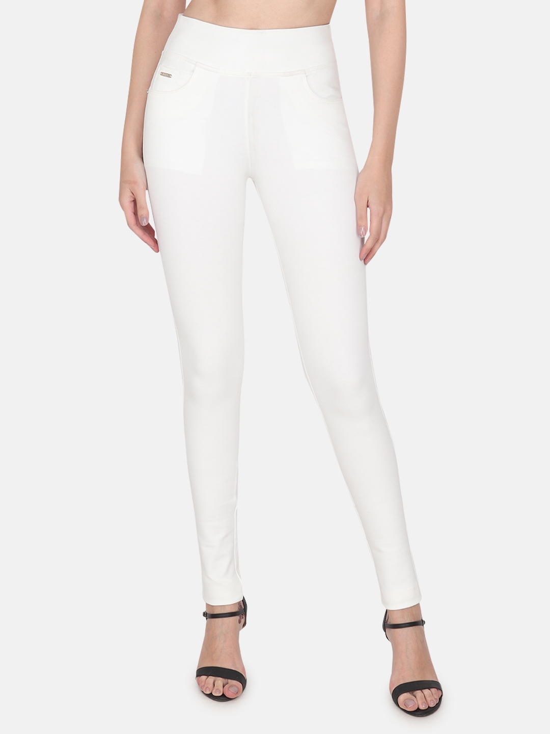 Albion By CnM White Women's Jeggings