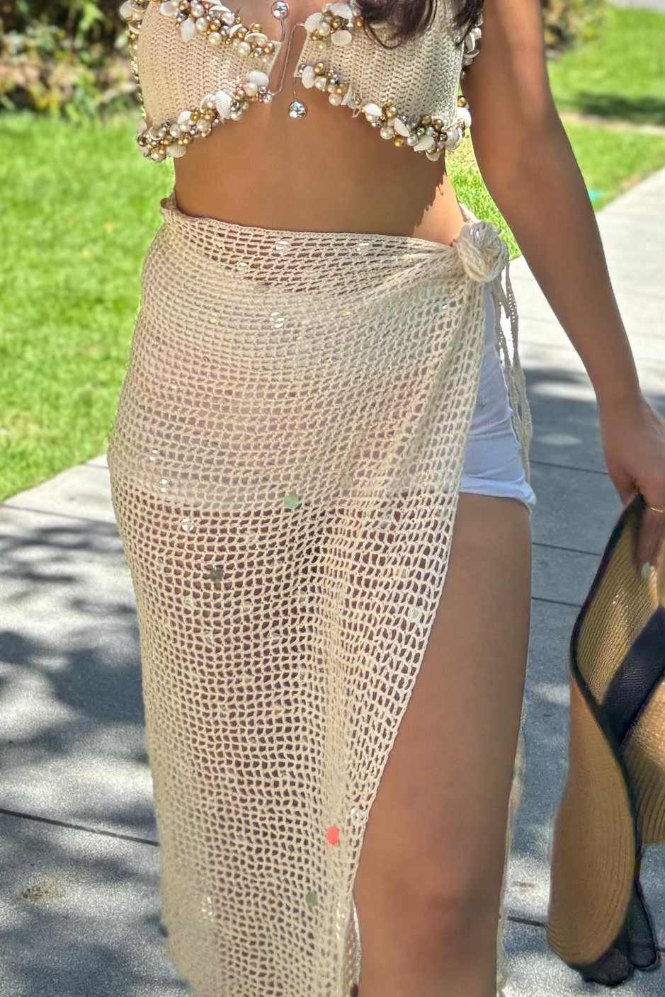 Starry Coast Sequin Skirt