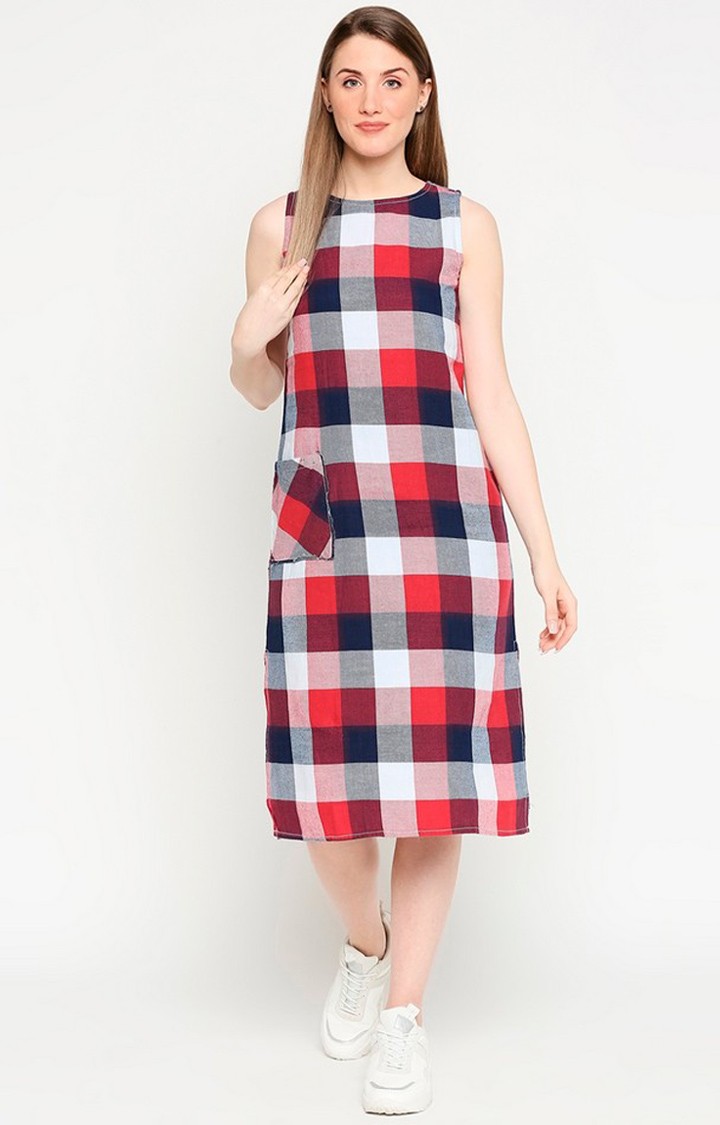 Red Checked Dress