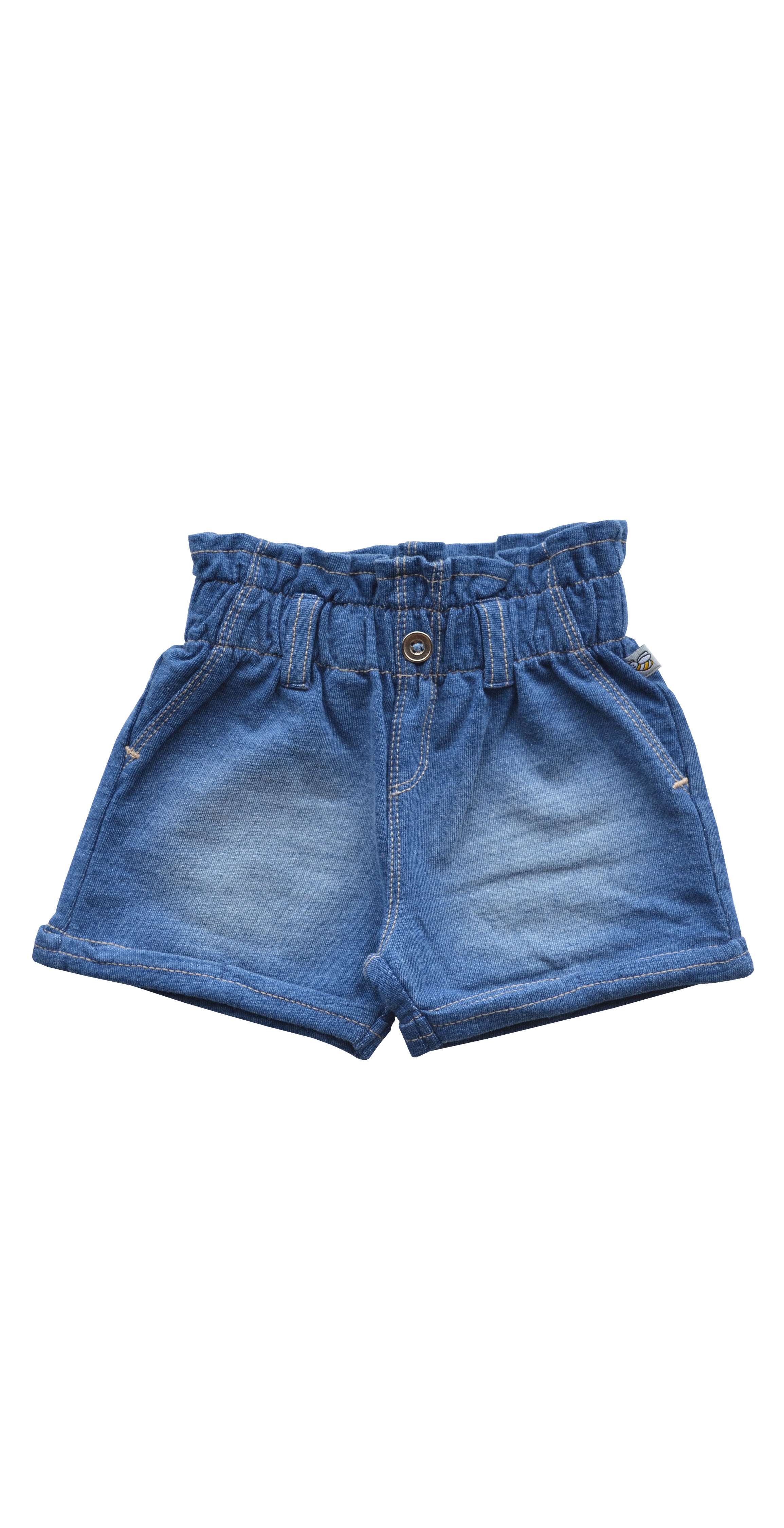 Baby GIrl Denim Shorts (95% Cotton 5% Elasthan Denim Fleece)