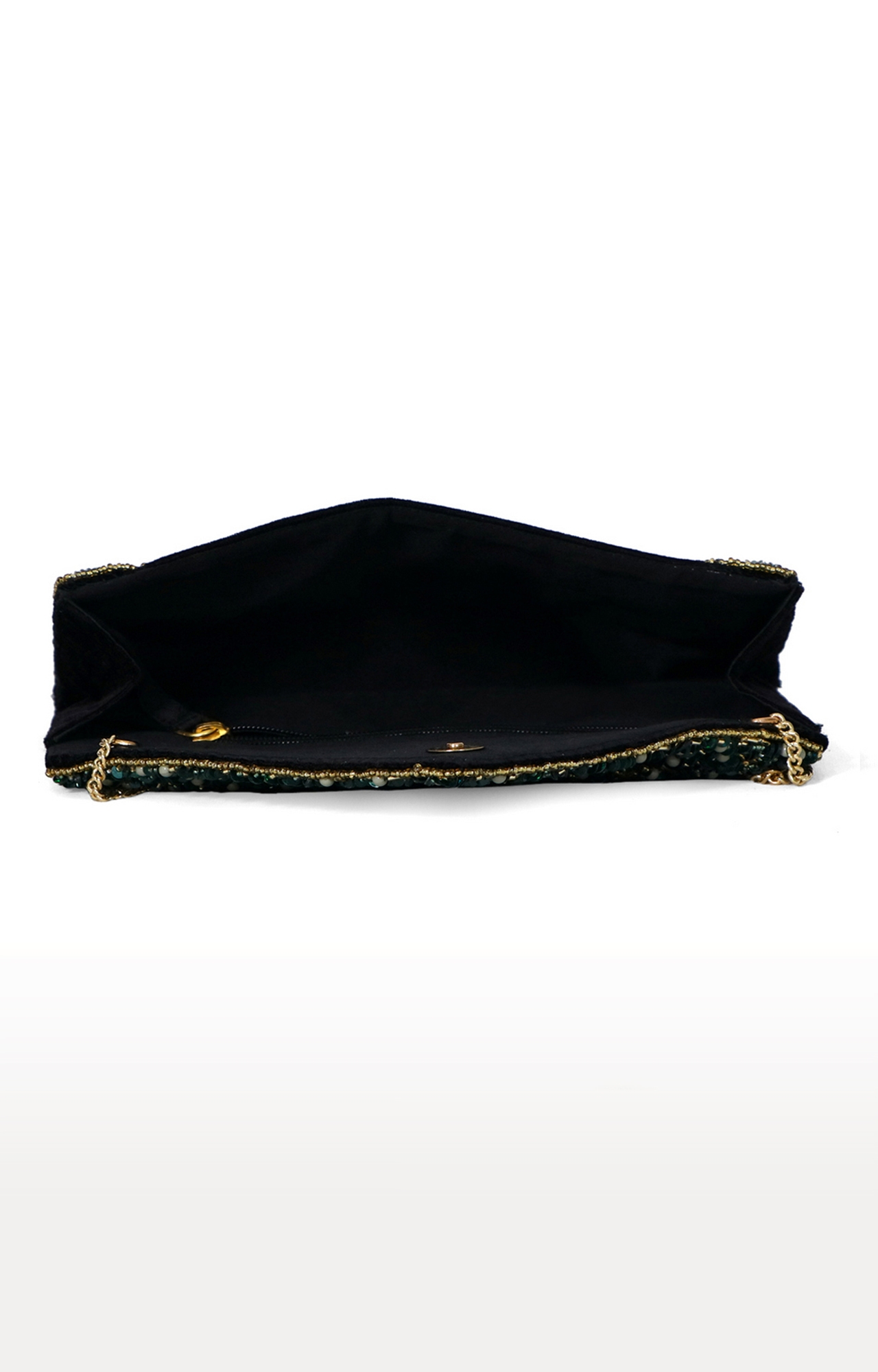 DIWAAH | Diwaah Black Embellished Sling Bags 3