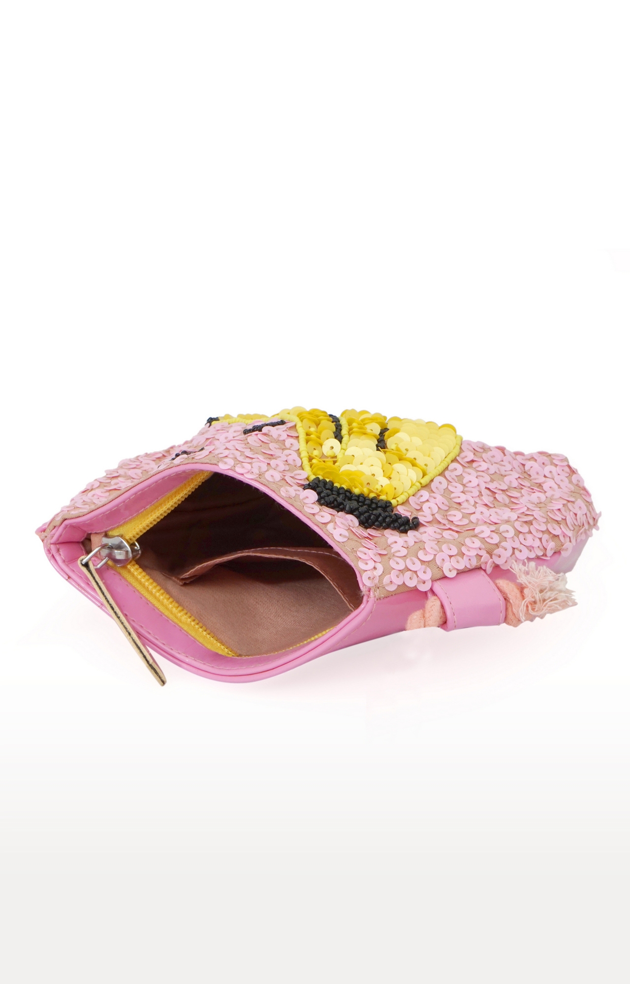 DIWAAH | Diwaah Pink Embellished Sling Bags 4