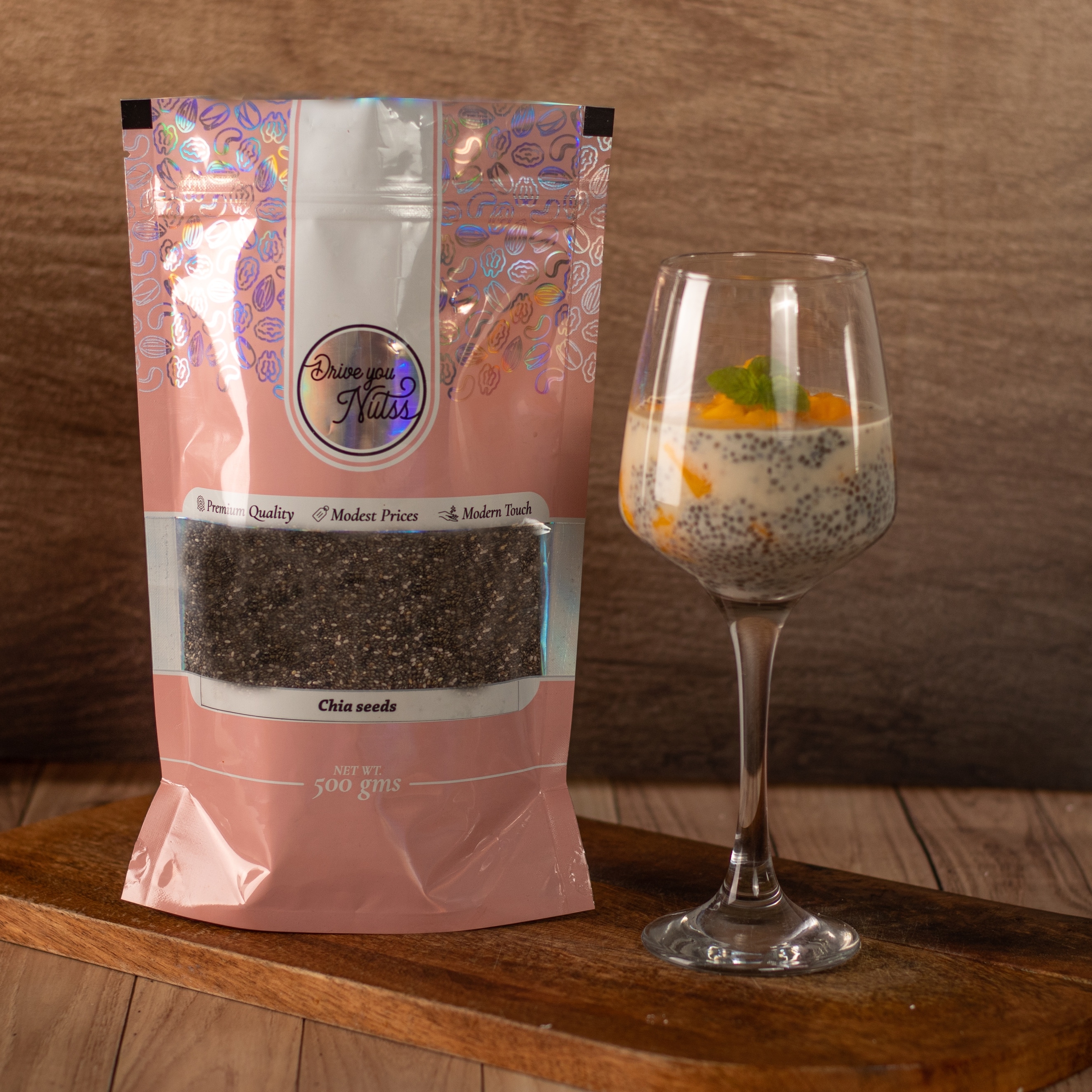 Drive You Nutss | Chia Seeds (500 Gms) undefined
