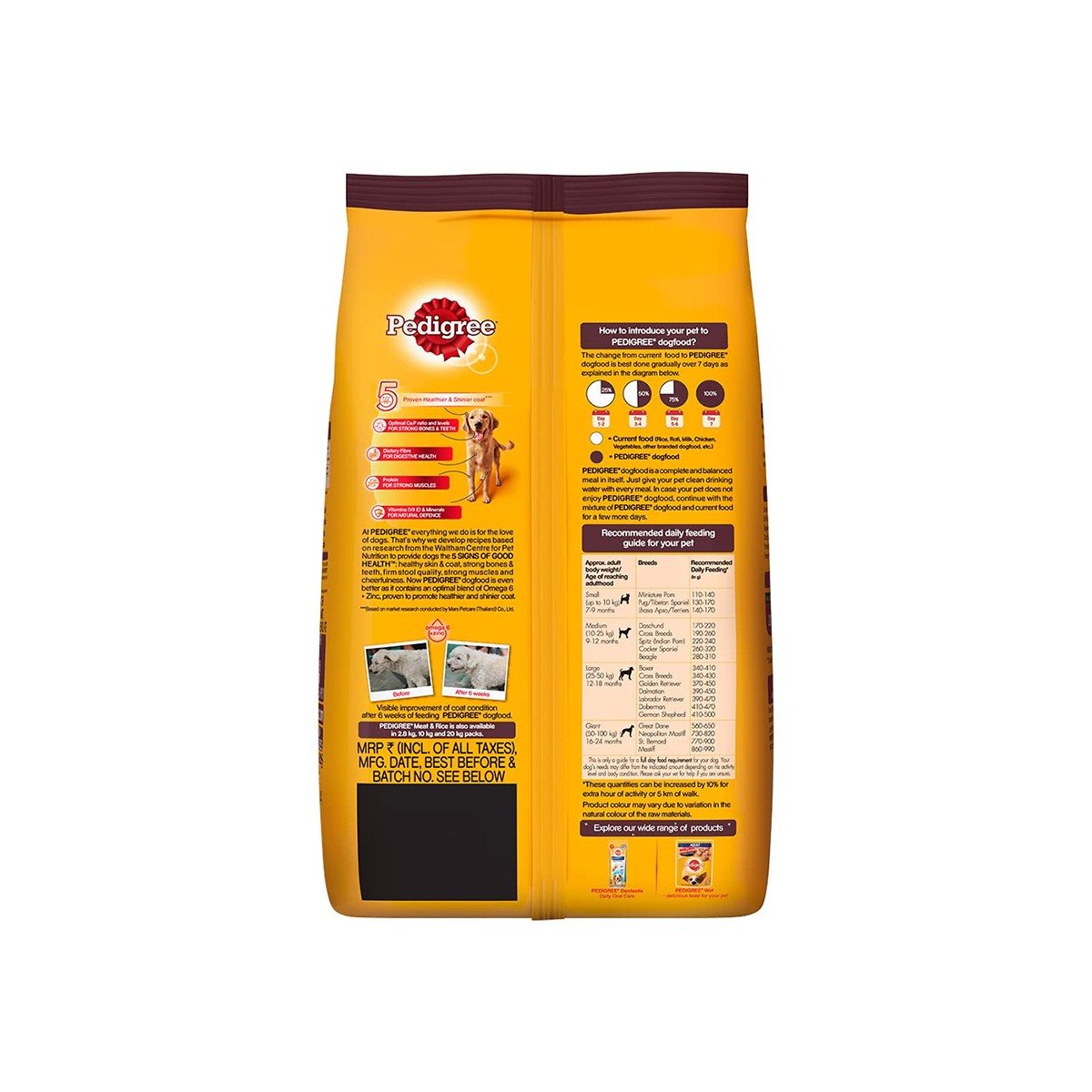Pedigree Adult Meat & Rice Dry Dog Food