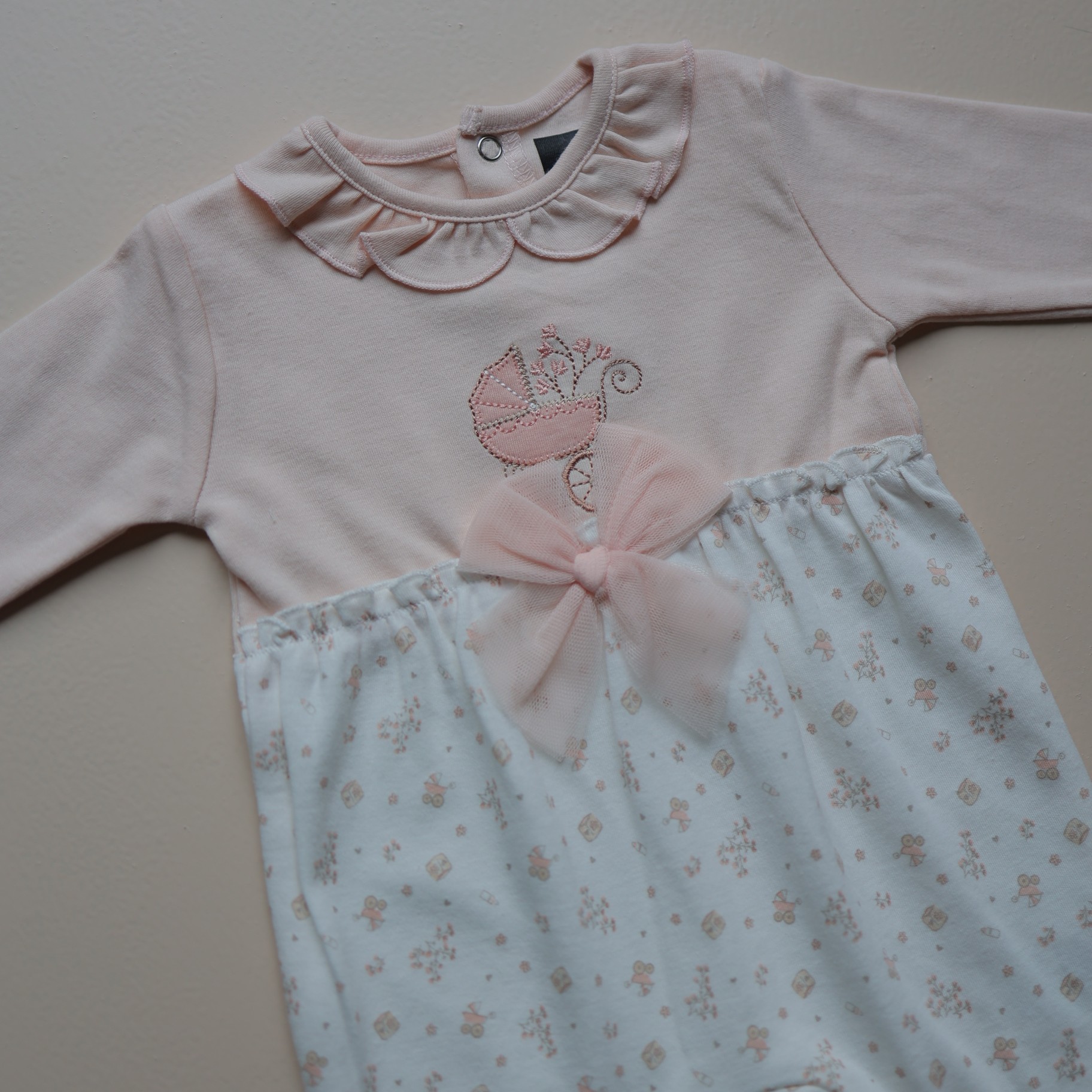 Peach Cot Dreams Baby Romper