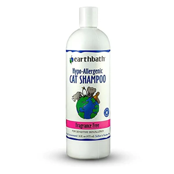 Earthbath | Earthbath Hypo - Allergenic Cat Shampoo Frag Free 16 Oz – (Best Before Feb’26)