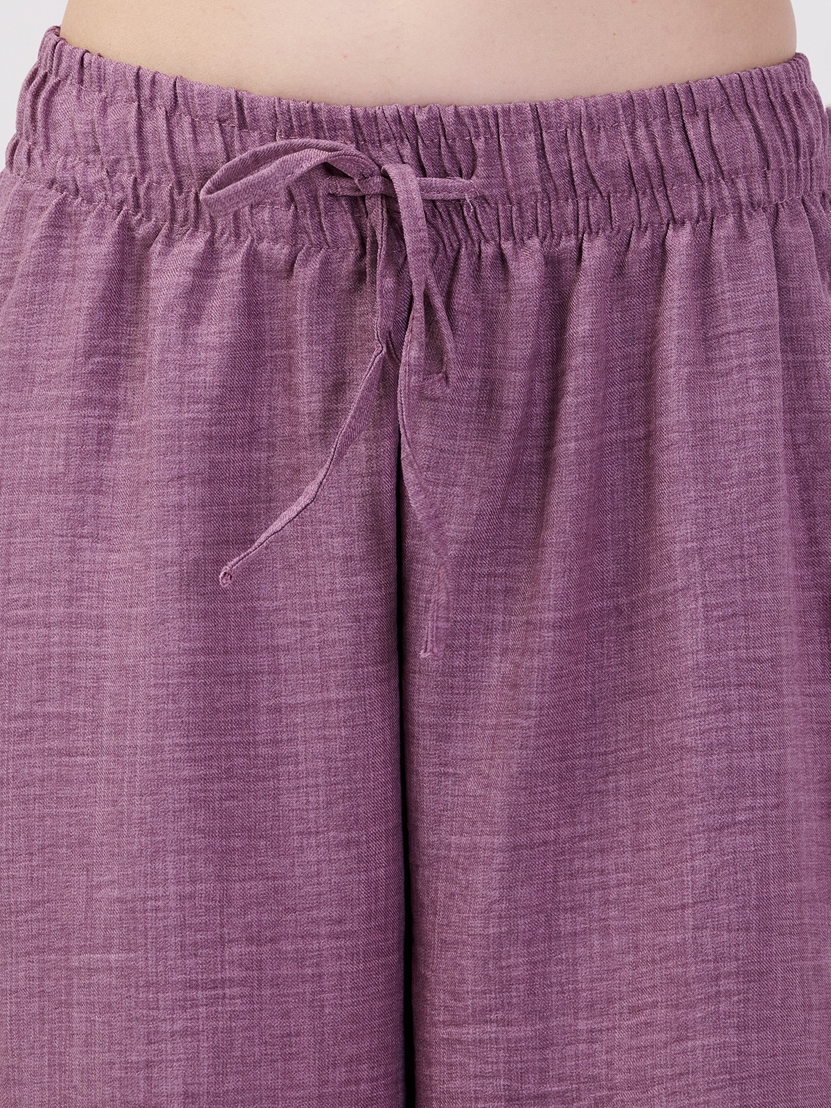 ALBION SMART LADIES PURPLE HAREM PANT