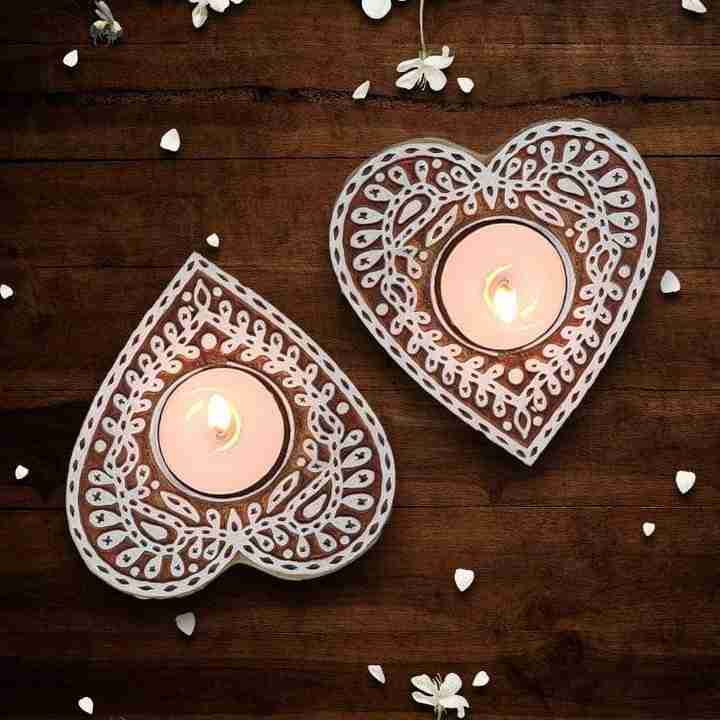 Wooden Tea-light Candle Holder
