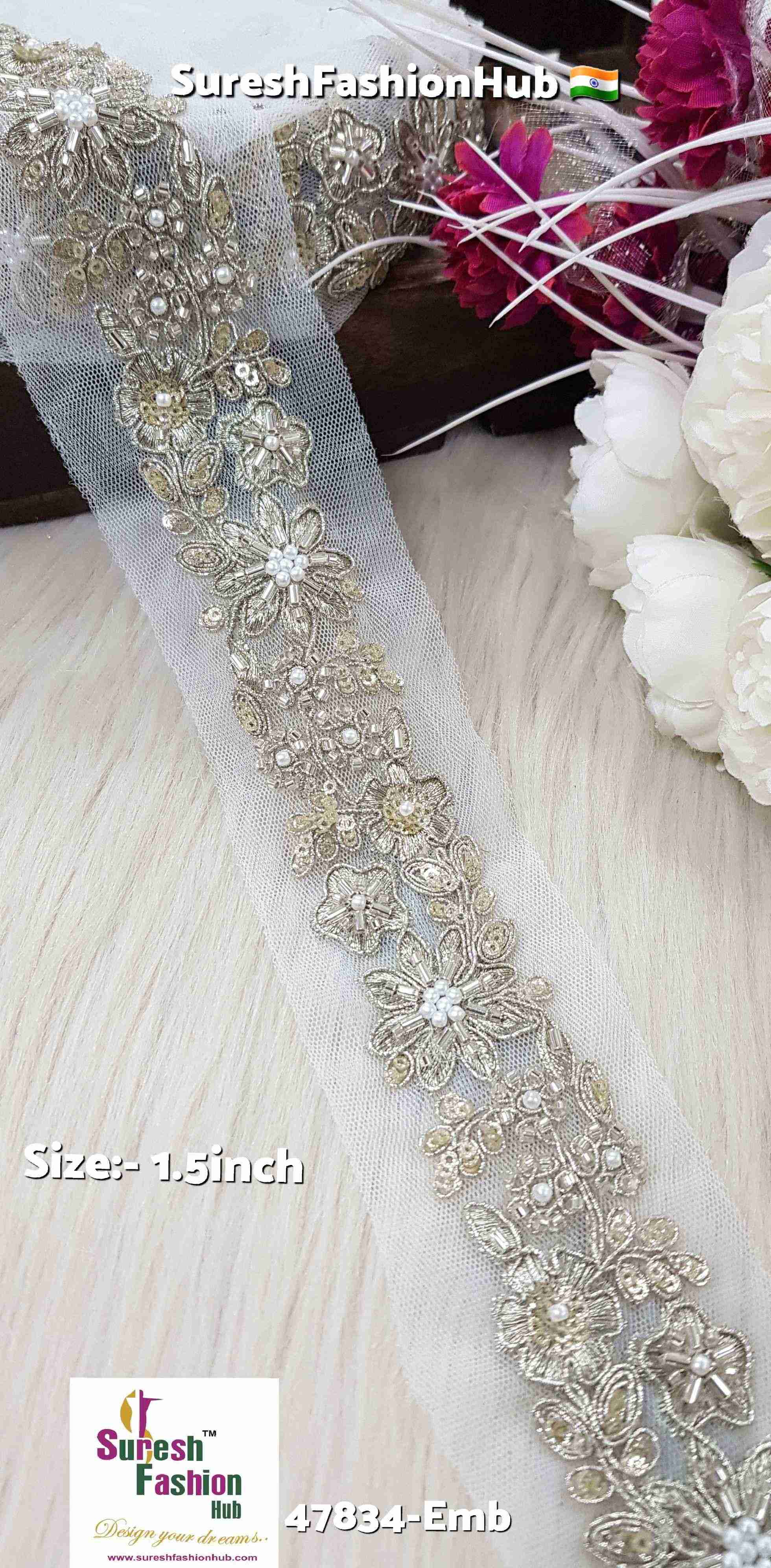  Floral Embroidery Lace
