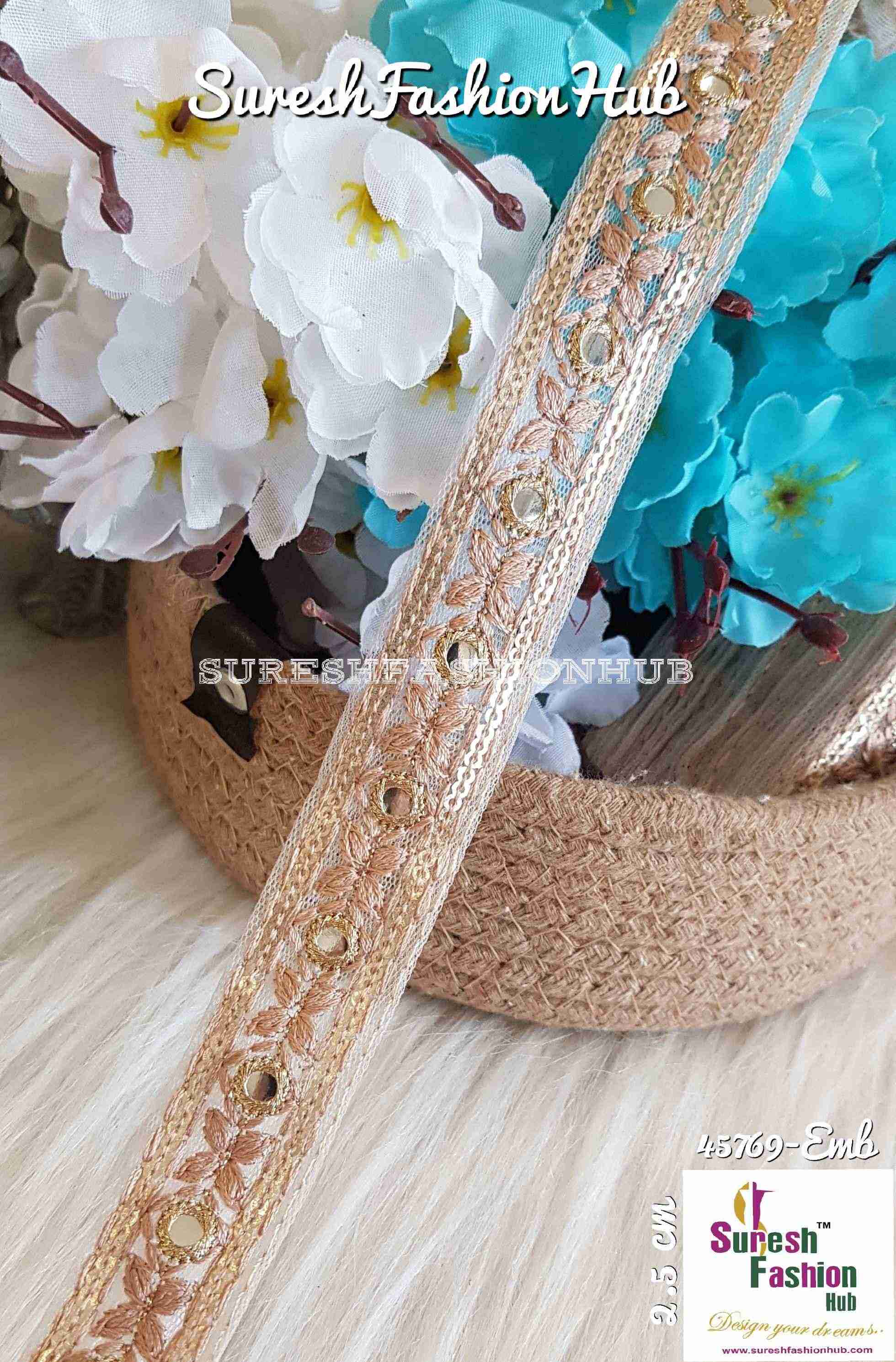 Indian Laces Embellishments Embroidery Saree Border Wholesale Silk Crafting Sewing Decorative Designer Ribbons #Blackborder  #Fancylaces #Decorativetrims #Embroideredborder #Sewingtrims #テープ #minne #lndianlaces #Sareeborder #アニー都城 #pasamanerías #pasamaneriasbordadas #Embellishments #可愛いマスク #Embroiderytrimmings #アクセサリー