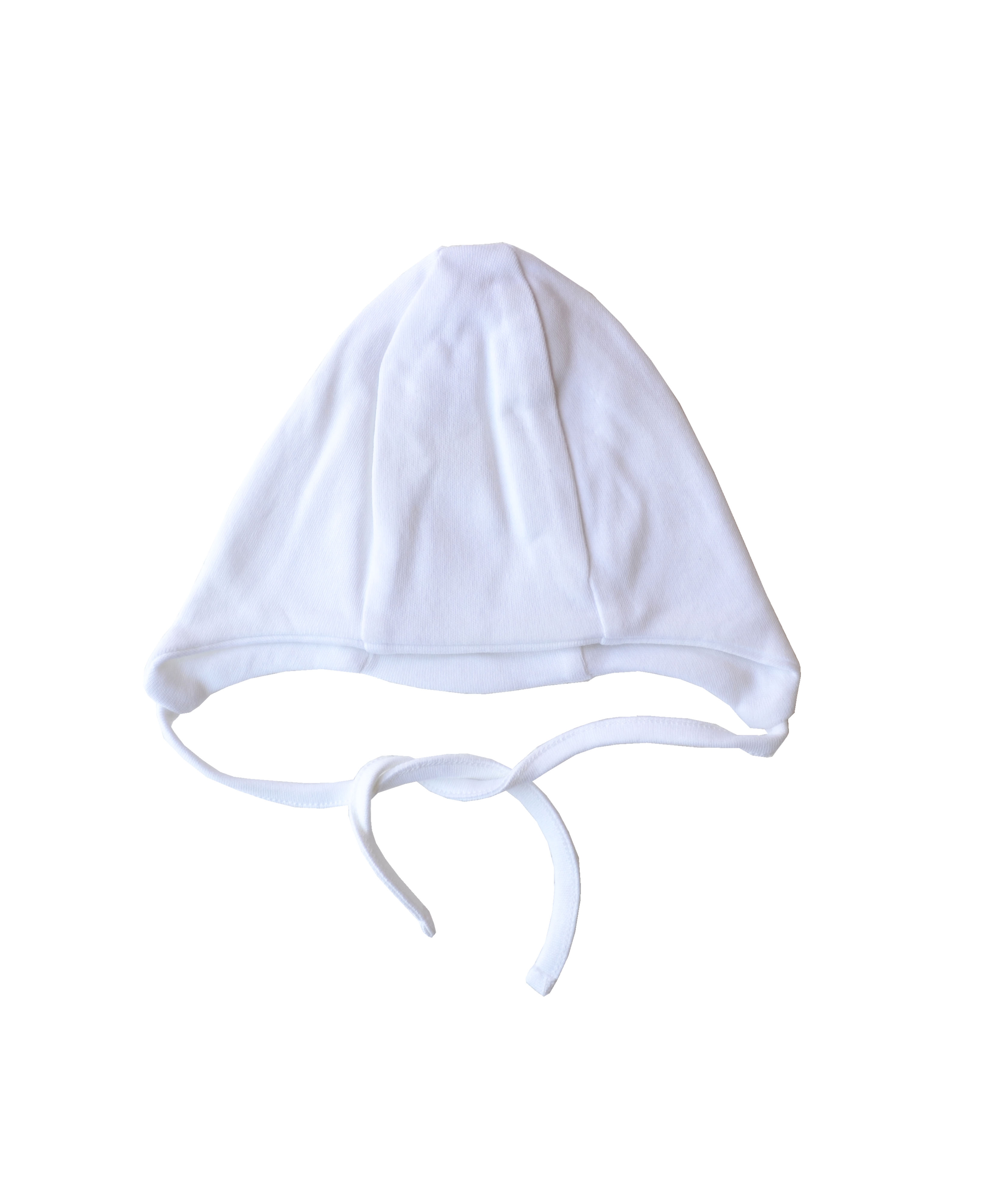 Babeez | White Bonnet (100% Cotton Interlock Biowash) undefined