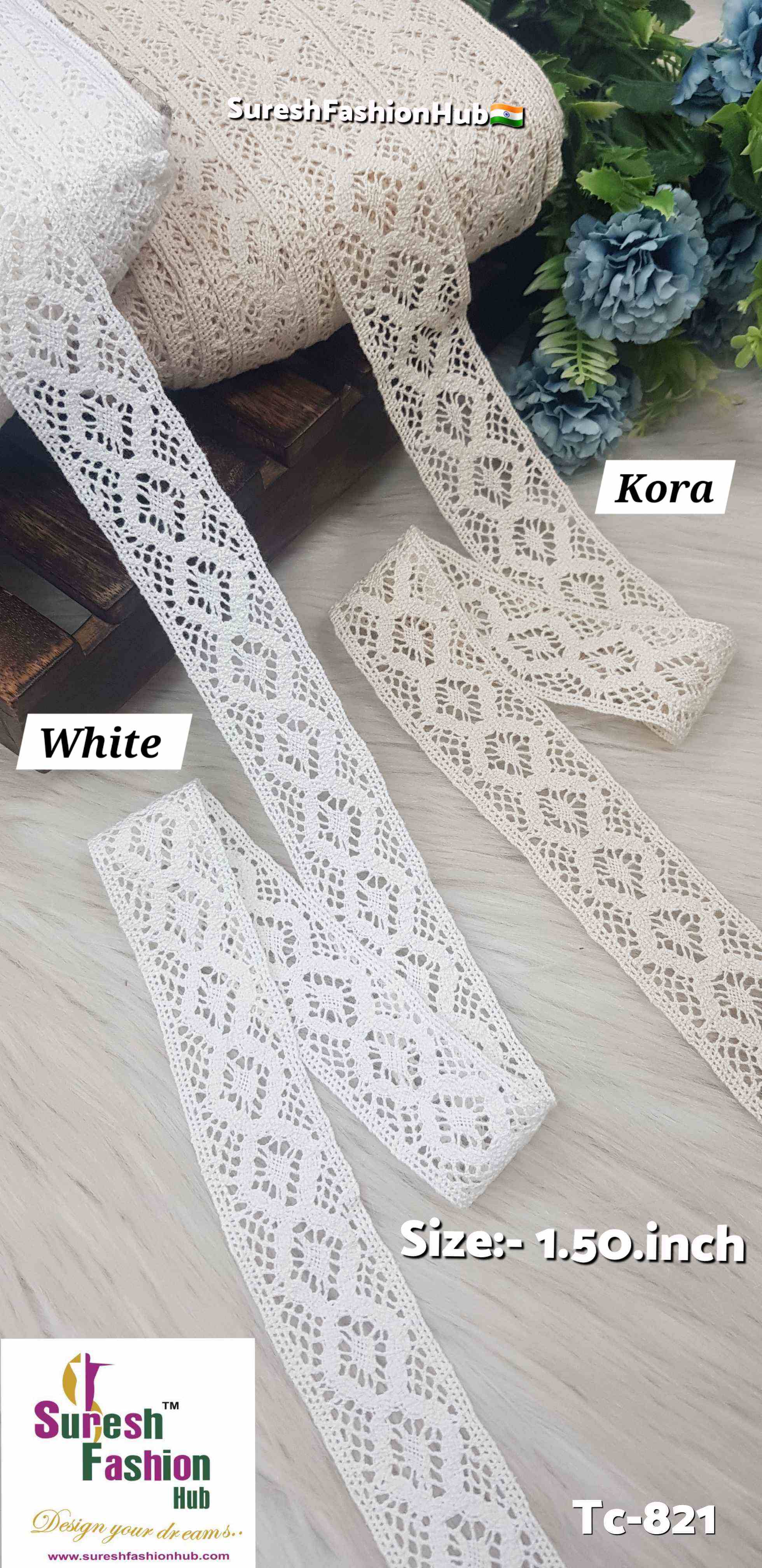 White Grace Crosio Lace