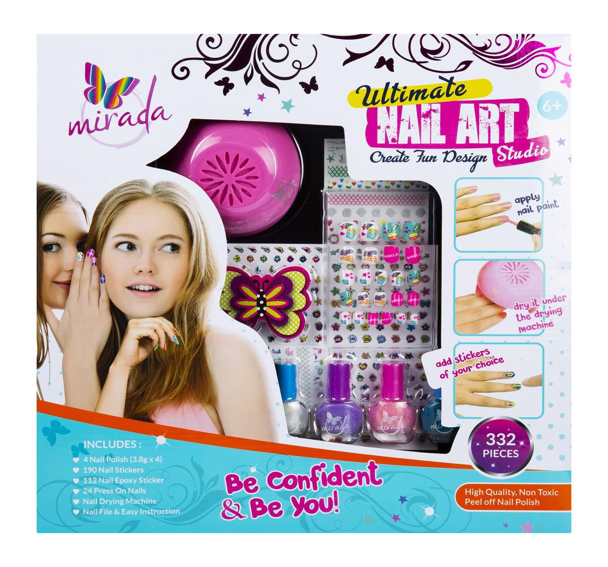 Mirada Ultimate Nail Studio DIY Art & Craft Kits for Kids age 3Y+